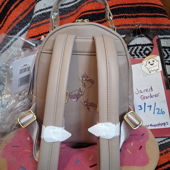 Loungefly Sleeping Beauty Mini Backpack New With Tags Disney Maleficent - Picture 5 of 8